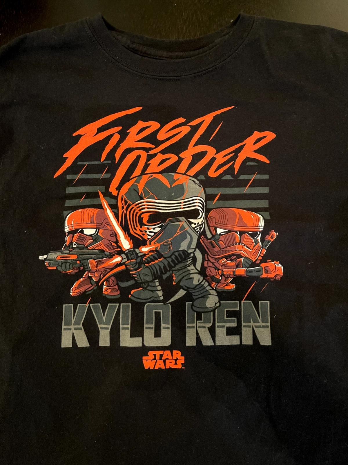 Funko Pop Tees Star Wars First Order Kylo Ren Size Large T-Shirt XL