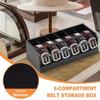 Natural Bamboo Belt Storage Box Save Space Belt Display Rack Purse Storage Holder  Women