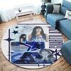 Aitana Round Area Rug,Carpet Rug for Living Room Bedroom Sofa Playroom Decor,Non-slip Floor Mat