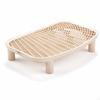 Litter Tray with Grate Detachable Control EasytoClean Bean Green