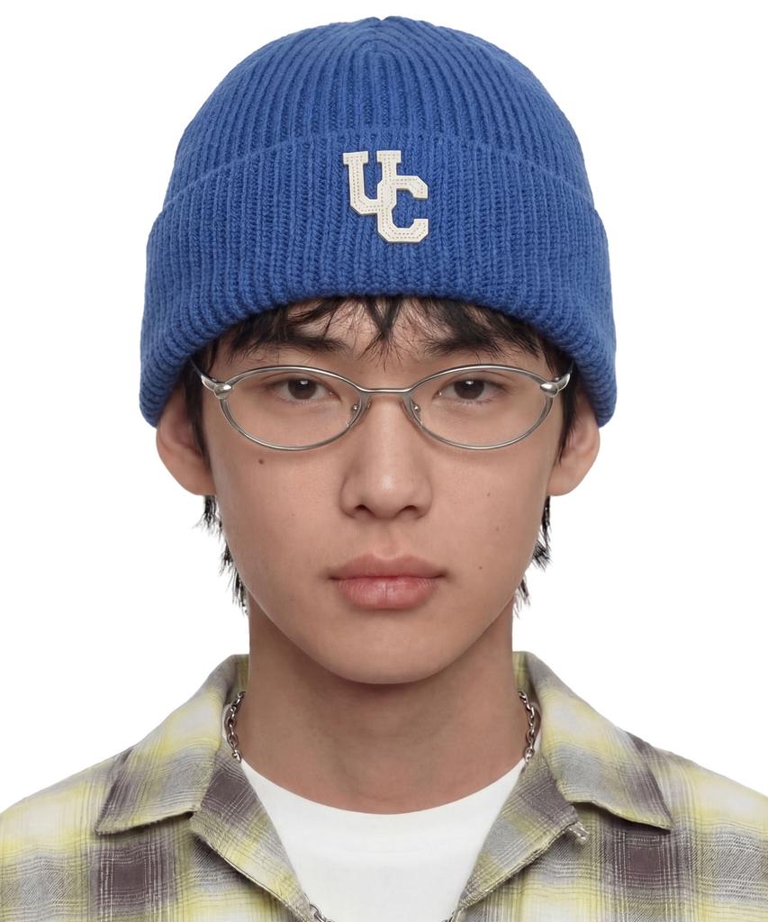 Eondeokeonteulol Slim Fit Beanie Beanie / Flex / Uc Overlap / Blue