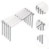 Dish Drainer Folding Sturdy Single Tier Easy Clean Kitchen Organizer Holder
