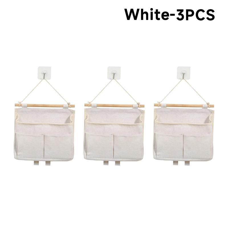 1/2/3PCS Wall Mounted Storage Bag Snack Storage Hanging Bag Sundry Storage Bag Underwear Storage Bag Home Decoration