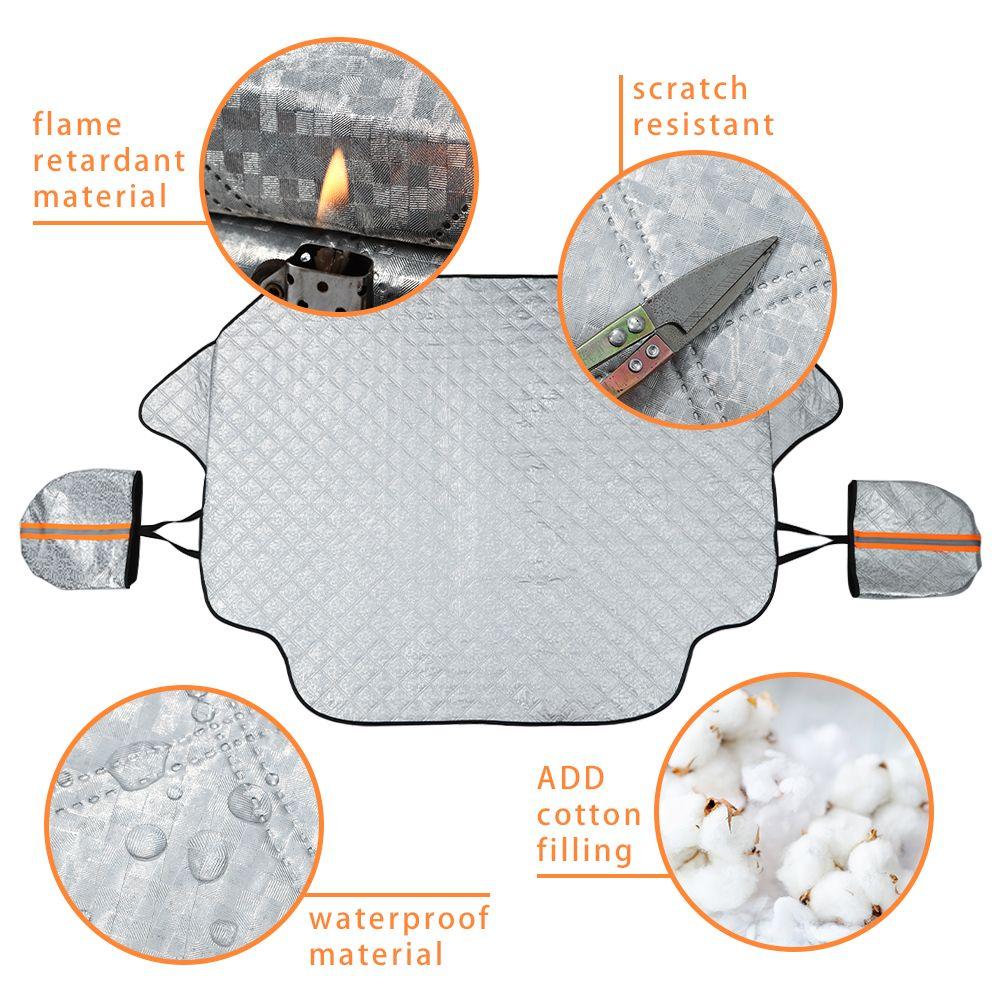 Magnetic Snow Shield Winter Summer Ice Car Windscreen Cover Dust Protector Auto Visor Sun Shade