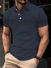 Simple Geometric Pattern Men's Polo Shirt