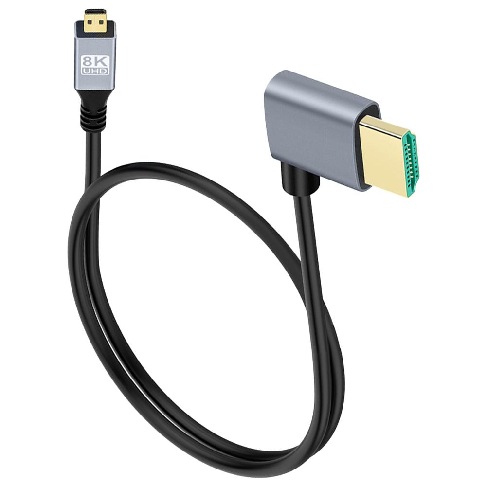 

0.5/1/2M 8K 60Hz Адаптерные кабели Micro HDMI-совместимый к HDMI-совместимому кабелю D