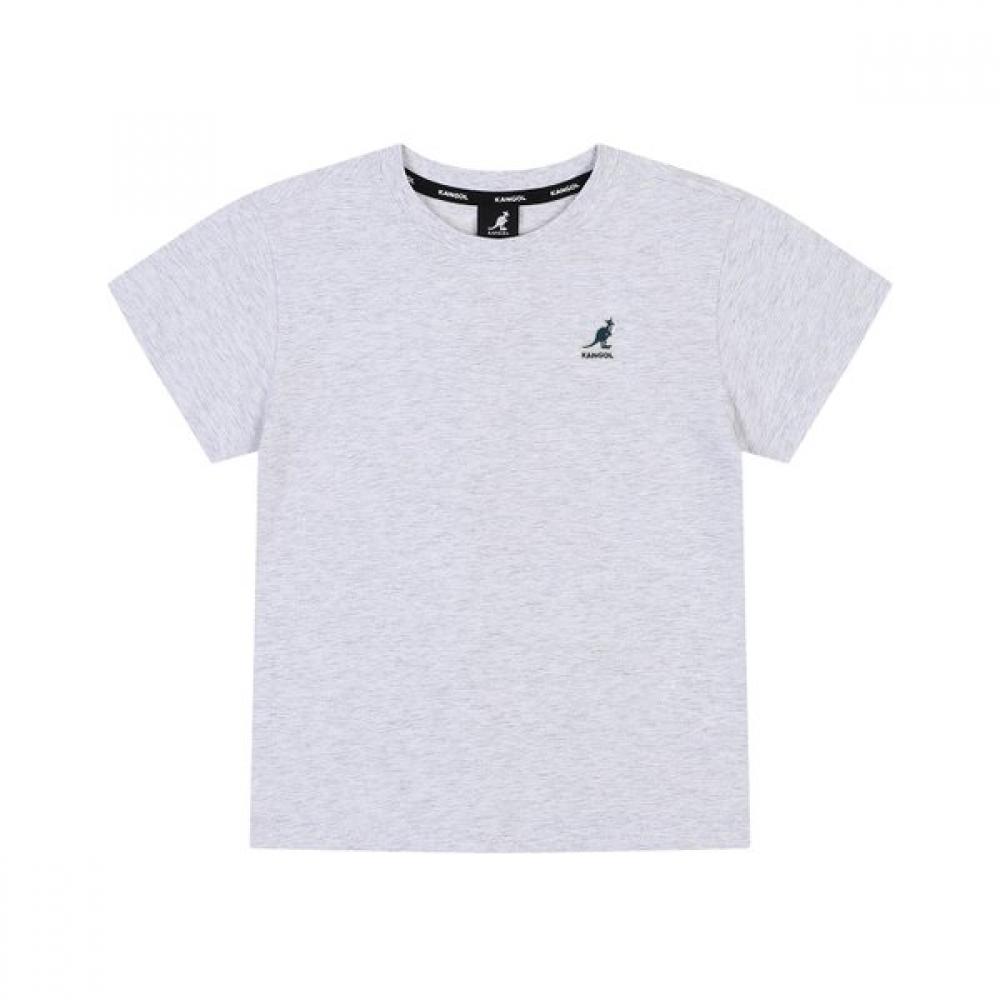 Kangol Kids Back Flag Graphic T shirT Melange Gray Sb 0125 MELANGE GRAY/100