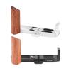 Wooden Grip L Brackets Handle for G7XII G7XIII Quick Release Plate System ArcaSwiss Mount for Comfortable Shoots