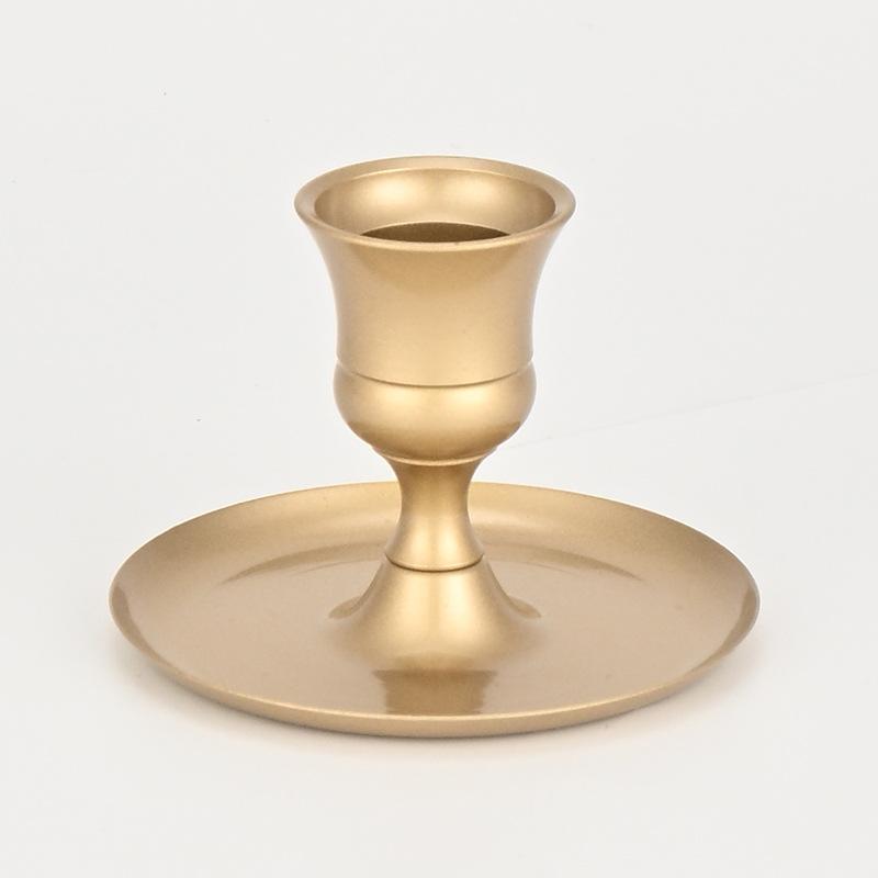 Vintage Tabletop Candle Holders Elegant Decorative Candlestick Fits Taper Candles for Living Room Hotel Decor