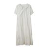 Large Size Women's Clothing College Style Literary Doll Collar Dress, Xiasen Thin Dress 142139