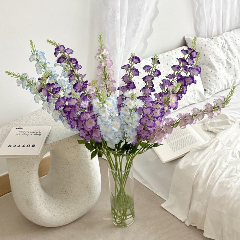 2 Fork Qianxun Feiyan Simulation Flower Home Furnishing Living Room Decoration Wedding Hall Arrangement False Flower Background Wall High Line Flower