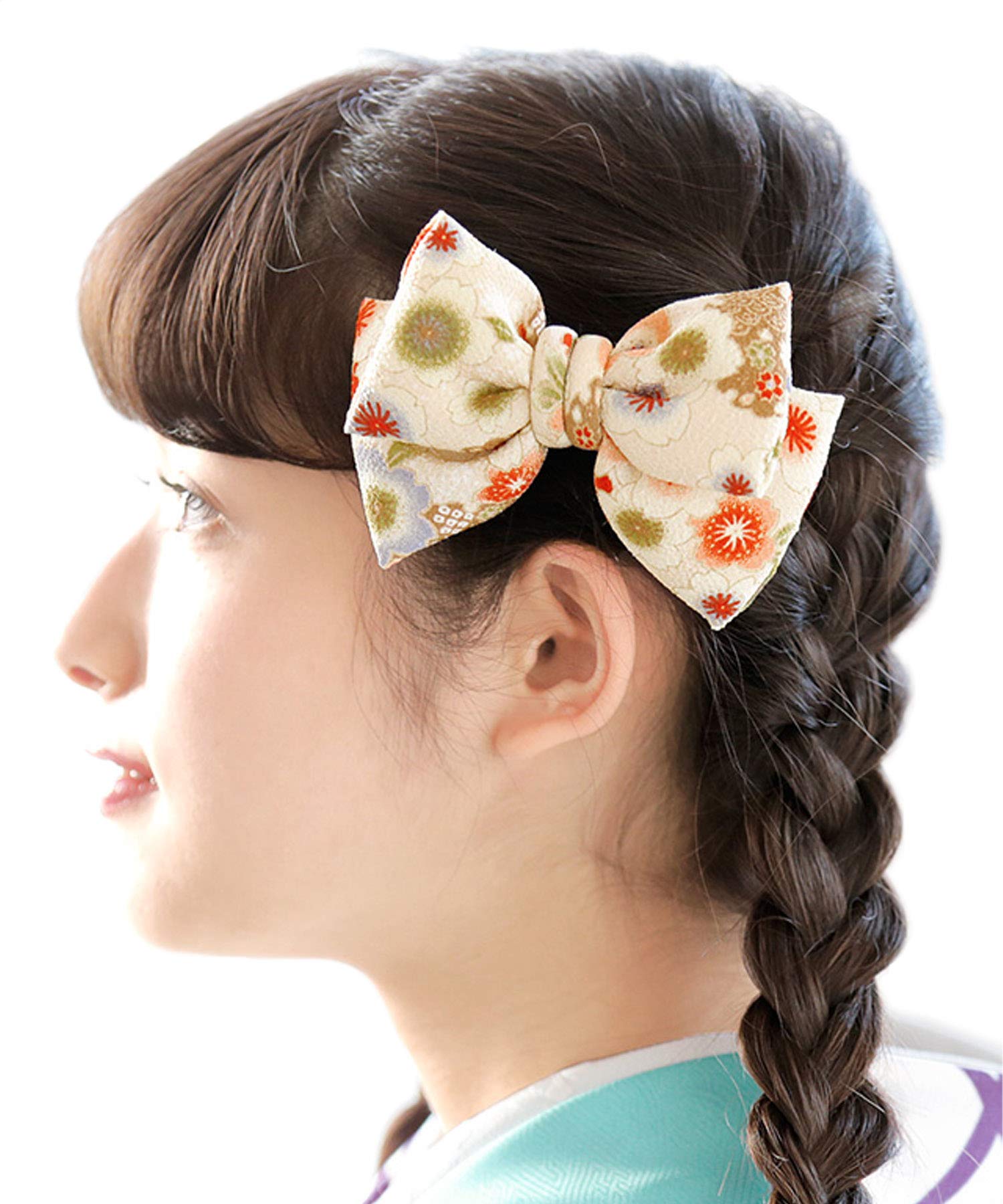 

Hair Coming of Age Graduation Snow Cherry Classic Hair Hair Graduation Made in Japan [SOUBIEN] Ornament, Ceremony, Ceremony, White, Ivory, Ribbon, белый