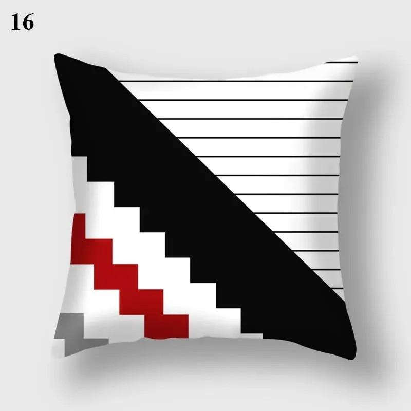 Modern Style Geometric Pattern Is Suitable For Sofa Bedroom Car Pillow Cover