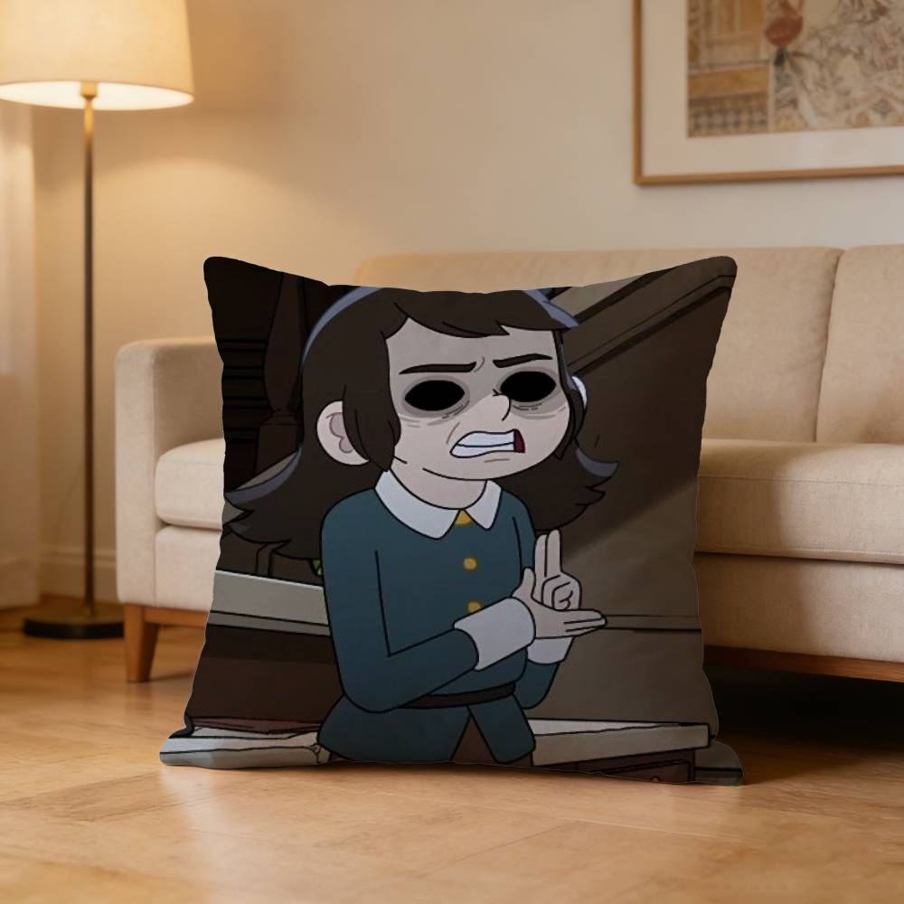 Abaddon H-Haunteds H-Hotel Pillow Case Pattern Printed Pillowcase For Living Room Sofa Cushion Cover