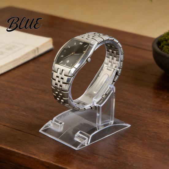 Watch Display Rack Clear Stand C-Shaped Holder Bangle Bracelet Home