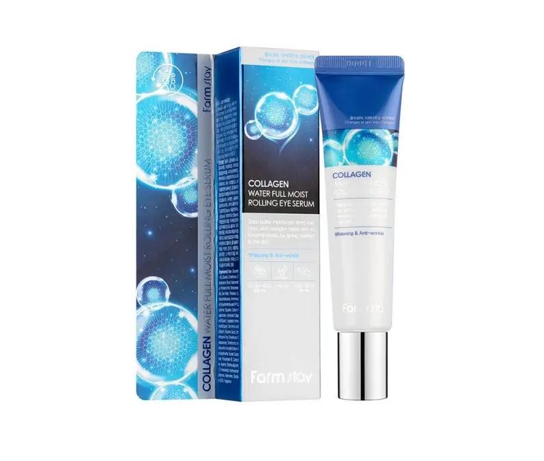 

Зволожуюча сироватка з колагеном для шкіри навколо очей Collagen Water Full Moist Rolling Eye Serum FarmStay 25 мл