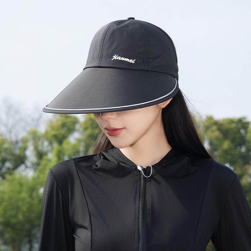 

Fisherman Hat Women s 2025 New Arrival Summer UV Protection Easiest for Match Sun Protection Sun Hat Quick-Drying Visor Peaked Cap Black All yards