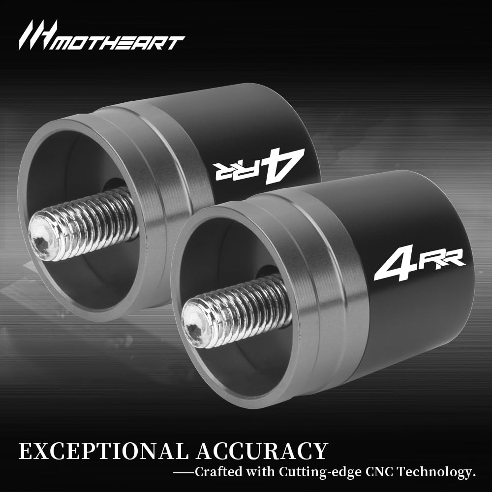 MotHeart Motorcycle Bar End Slider for Ninja ZX-4RR 2023-2024 Motorcycle Handlebar End Protector Motorcycle