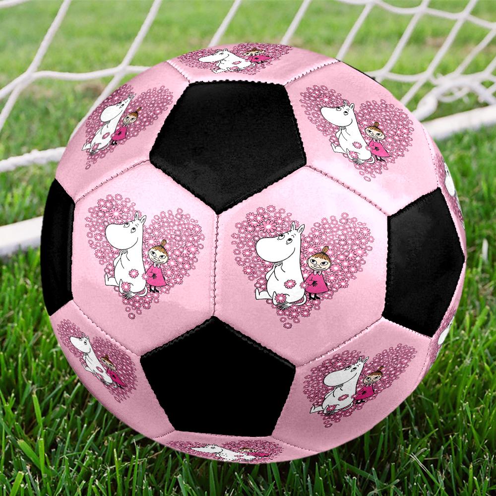 Moomin Theme Size 5 Soccer Ball, Suitable for Both Indoor and Outdoor Matches, a Gift Suitable for Everyone.