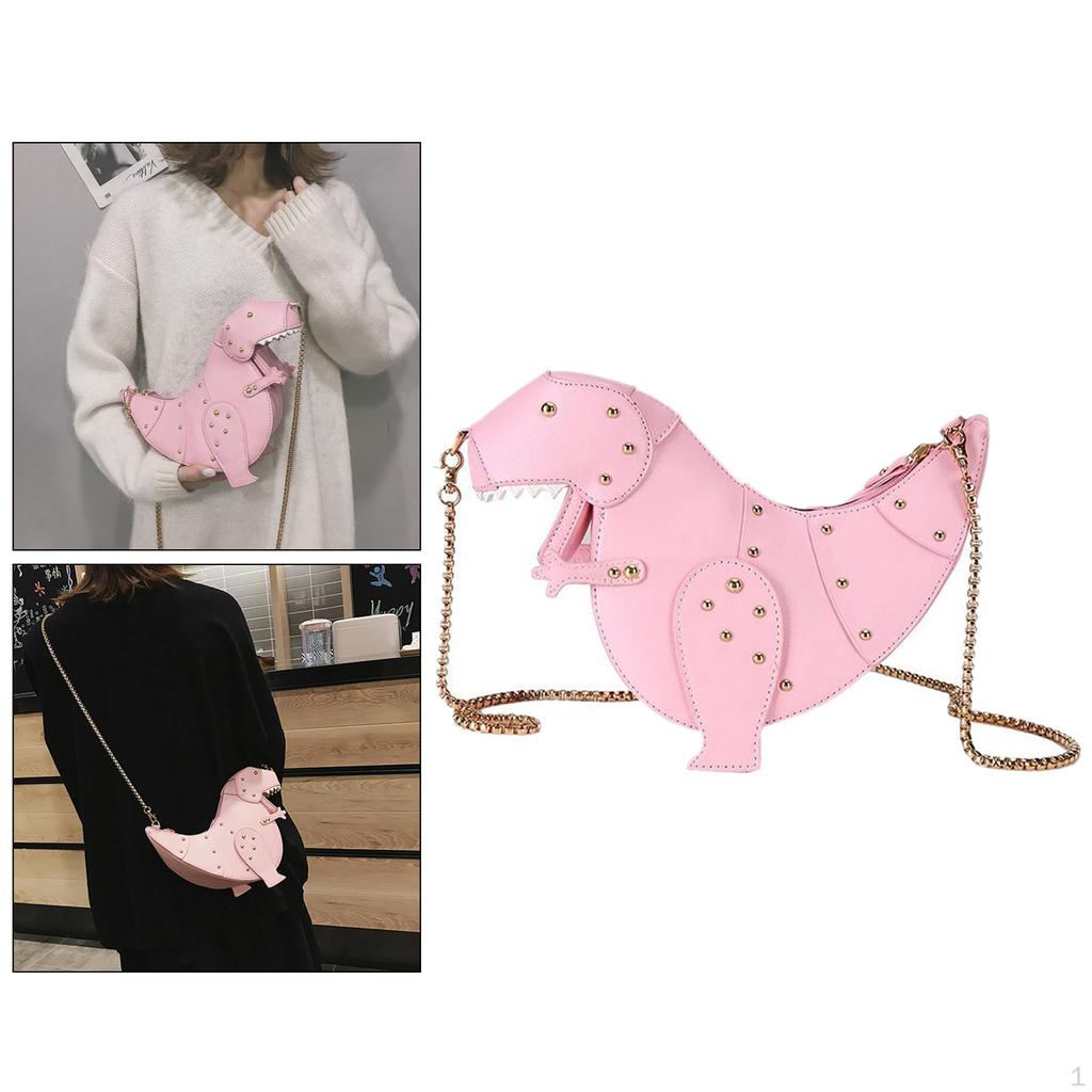 Chic Girl's Shoulder Bag with Unique Chain Strap Design