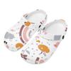 Colorful Printed EVA Clogs Women Men Soft Comfort Breathable Garden Shoes Slip On Beach Pool Bathroom Home Daily Shoes Garden Wear