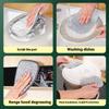2Pcs Double-Side Reusable Washcloth Wiping Rag Steel Wire Washin Cloth Microfiber Dishcloth Non-Stick Oil Kitchen Cleaning Cloth