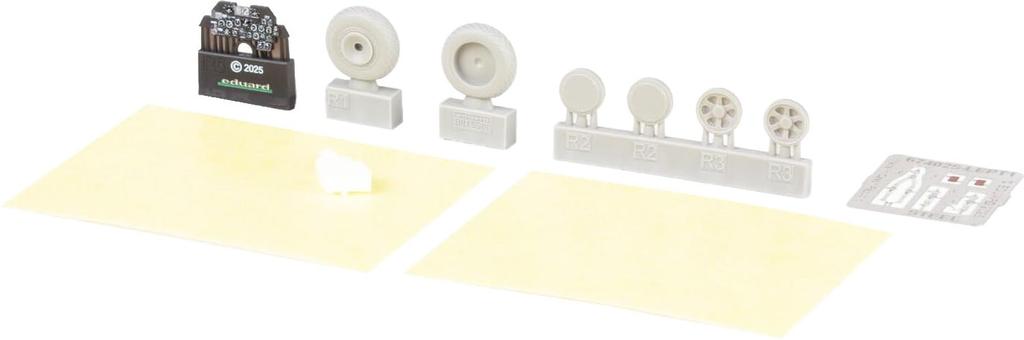 Eduard 1/72 Scale LookPlus P-47D Bubble Top Instrument Panel and Parts Set (for Tamiya) Plastic Model Kit Parts EDU674029 (Airplane)