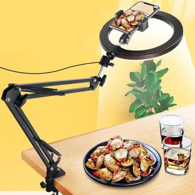 Phone Holder ,360° Rotation Clamp Stand Mount ,Flexible Long Arm Bracket for
