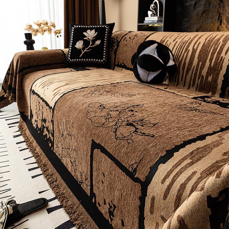 

Универсальный чехол для дивана в стиле ретро середины века 2025 - всесезонный цельный в стиле пледа 180x150 cm