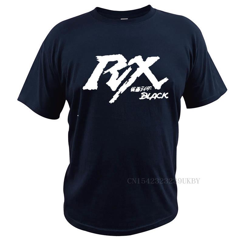 Kamen Rider Black RX T-Shirt Edenoi Dex T-Shirt Mode 100% Baumwolle Weich Atmungsaktiv EU-Größe Geschenkidee Sommer T-Shirts Oberteile