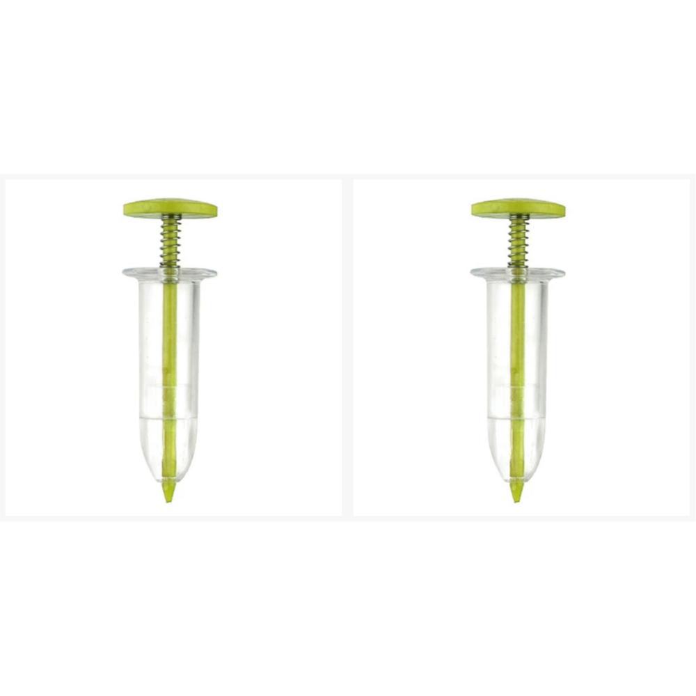 Syringe Seeder Mini Sowing Seed Dispenser Plastic Manual Sower Seed Spreader Handheld Seed Planter Plant Seed Sower for Garden