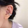 Asymmetrical Zirconia Wheat Ear Cuff: Luxury & Cool Earring, No Piercing Required