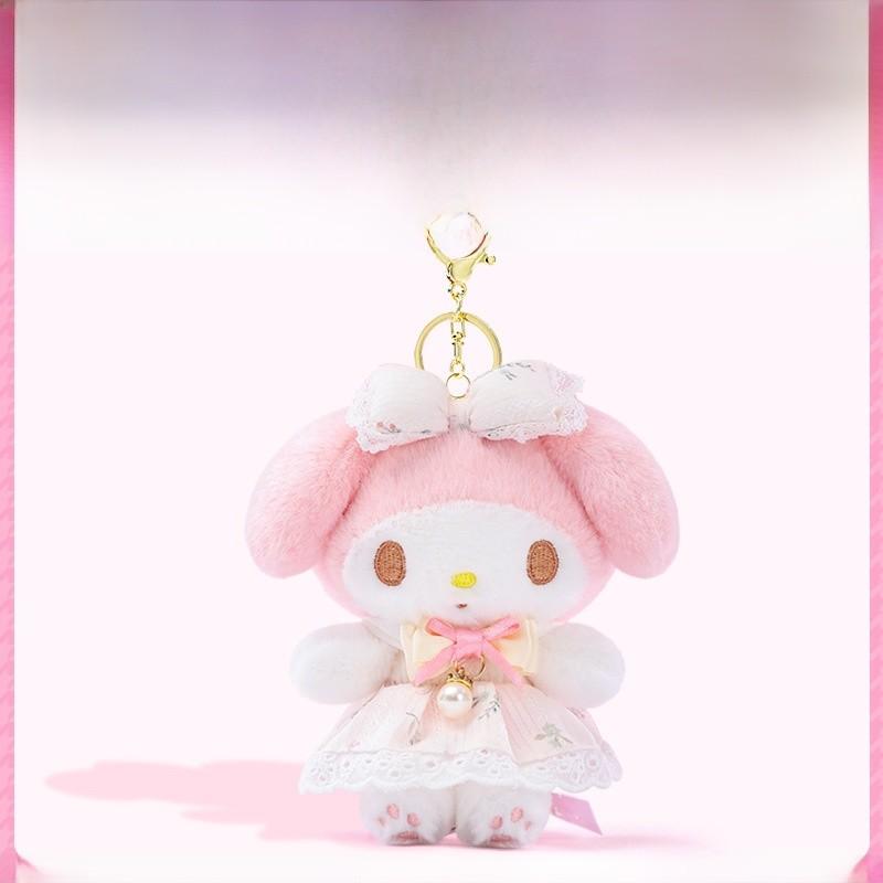 Hello Kitty Melodie Pluche Sleutelhanger Schattige Cartoon Tas Hanger Voor Meisjes Cadeaus