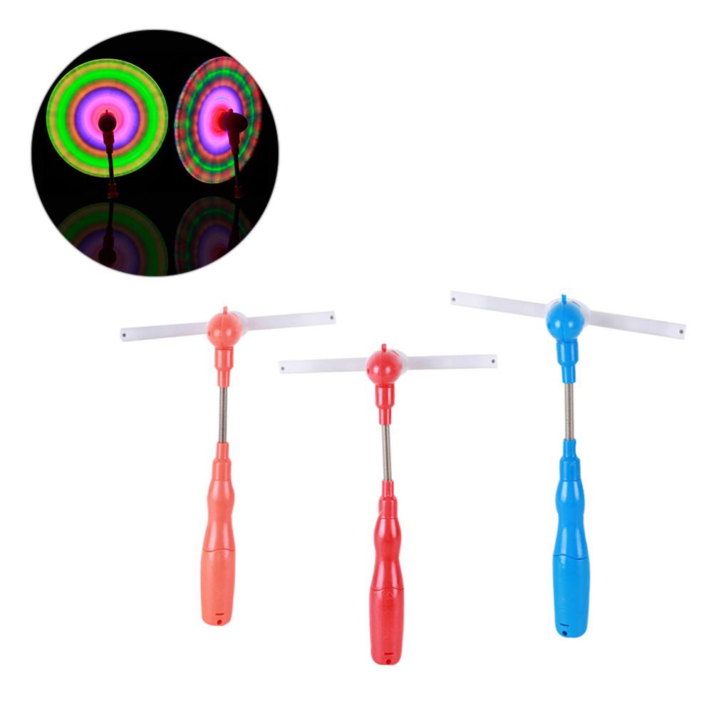 3pcs Colorful Shining Electric Funny Interesting Bar Toy Rotary Toy Plaything for Girl