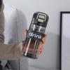 Water bottle new high value portable double drinking cup large capacity anti drop plastic bounce cup portable outdoor sports kettle wholesale