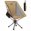 Wolfyokoutdoors (Wolfyok Outdoors) - Compact, Foldable Camping Chair with a High Back, 360° Swivel, Breathable and Waterproof Seat, and 1000D