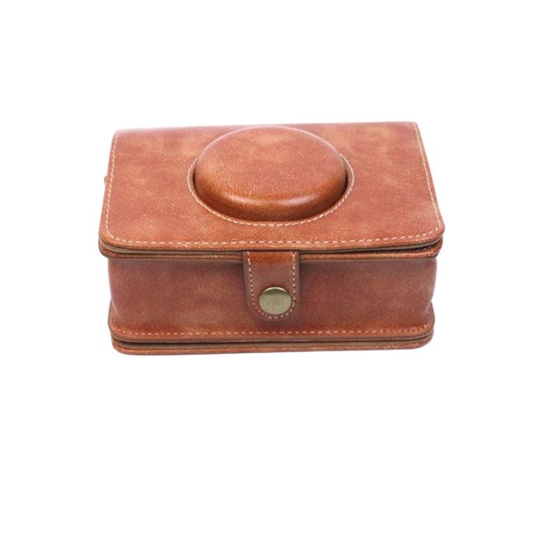 Camera Protective Case Travelling Bag PU Leather Soft Shoulder Bag for Mini EVO Film Camera Bag