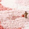 Flower Shaped Cute Bathroom Mats Luxury Fluffy Thick Shaggy Bath Rugs Carpets Microfiber Tufted Mat