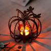 Home Wedding Decoration Table Christmas Decorations Iron Art Retro Decorations Halloween Gifts Pumpkin Candlestick