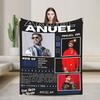 Anuel AA Rhlm 2 Album  Blanket Quality Soft Warm  Throw Blanket Autumn Travel Office Home Decor Funny Bedspread