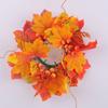 Realistic Maple Leaf Rose Candle Ring Reusable Artificial Vines  Halloween Decor Gifts
