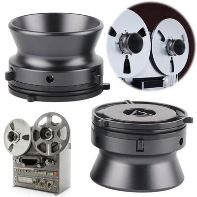 1Pair Polished Aluminum Alloy 10 Inch Opener Universal Loading Device Reel To Reel Tape Nab Hub Adapter Nab Reel Hub Adaptors