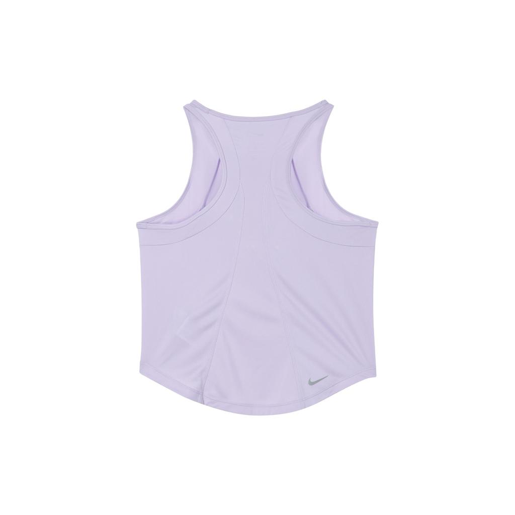 Nike Fast Solid Color Sleeveless Fitted Crew Neck Tank Top Women tops Lilac FN2515512