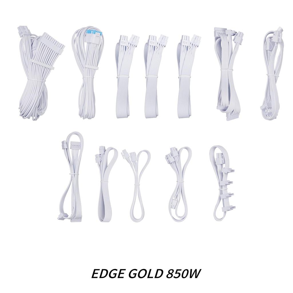 LIANLI ATX PC Power Supply EDGE GOLD 850 WT Design 80PLUS GOLD Certified Fully Modular GOLD 850W WT Official Japanese Distributor 3.1 L-shape LL-EDGE