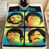 1PC Famous rock band Print FlAannel Blanket, High quality Comfortable for All Seasons, Home Decor, Warmth and Comfort
