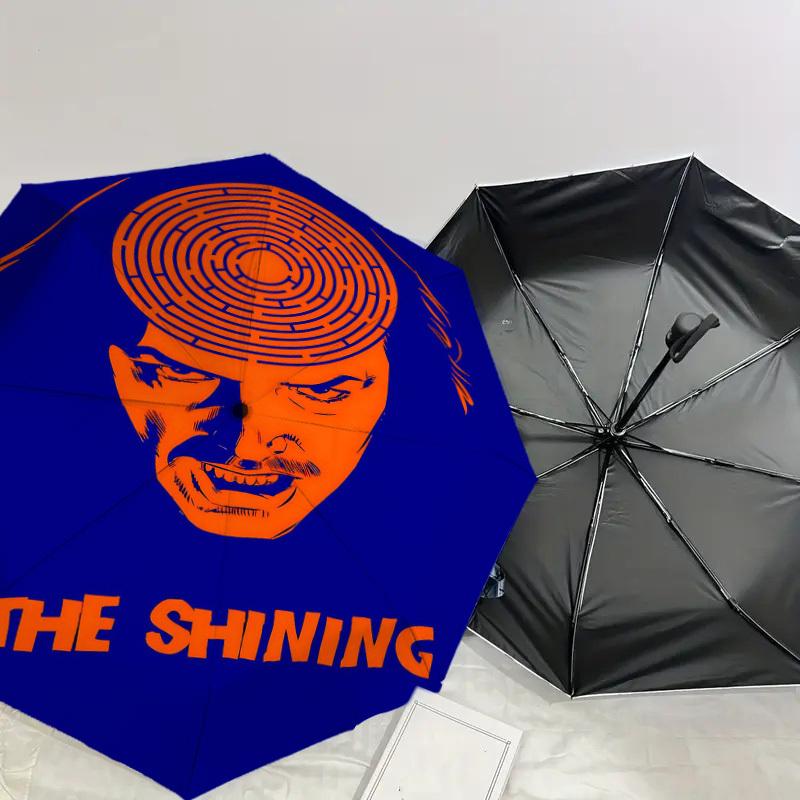 1 Stück Der Shining Regenschirm - 8 Speichen verstärkt, Automatisches Öffnen, Leicht & Langlebig, Niedliches Modeaccessoire für Draußen, D2652