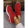 New Summer Casual Sports Shoes 2025 Fly Knit Women's Thick Sole Heightened Lightweight Plus Size Women's Shoes