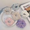 3pcs Solid Plush Large Intestine Hair Loop Scrunchies for Women Elasticity Hair Loops Fashion Hair Accessories