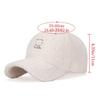All-match Sun Hat Thicken Warm Snapback Caps Adjustable Baseball Cap  for Men Women