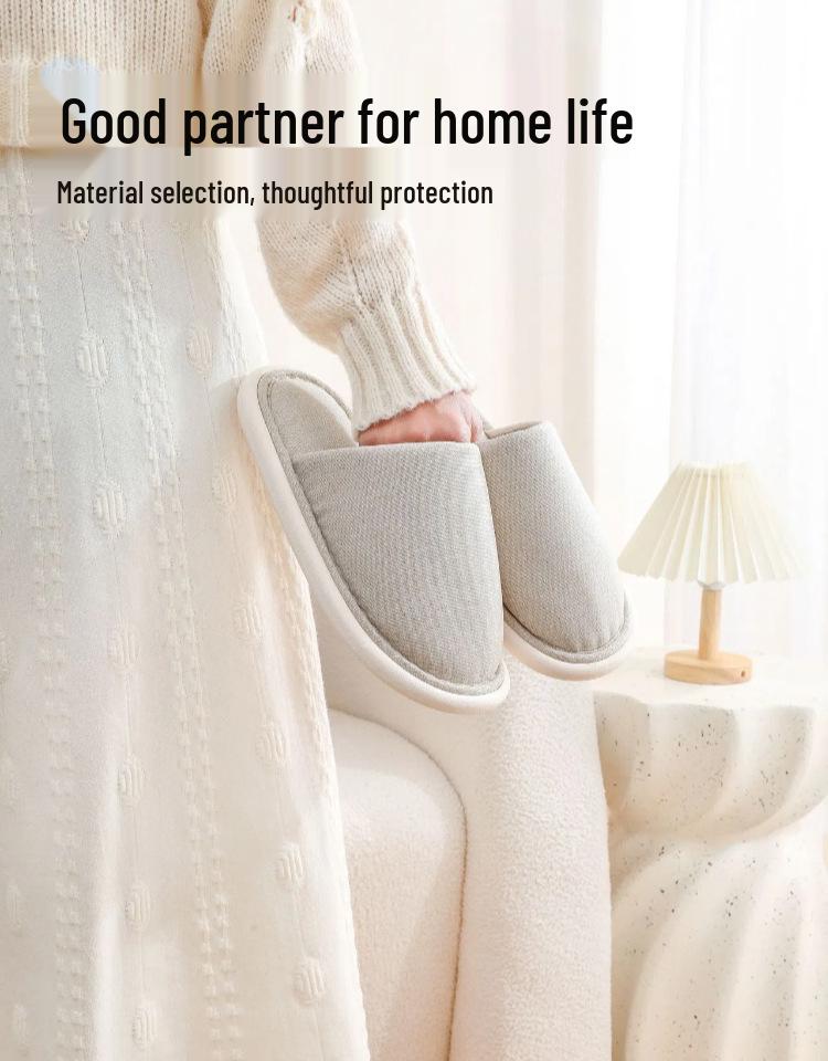 EVA Herren Übergröße Rutschfeste Baumwollpantoffeln mit Weicher Sohle für Indoor-Komfort im Herbst/Winter